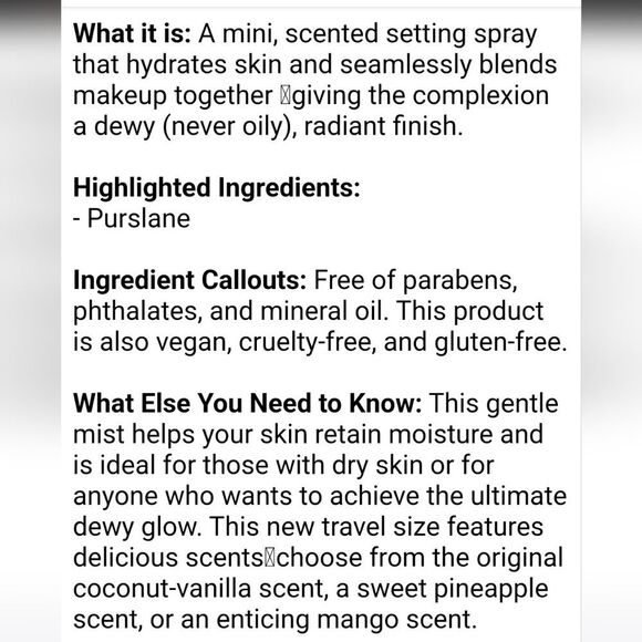 Anastasia Beverly Hills Hydrating Dewy Set Setting Spray - Travel Size - Picture 3 of 4